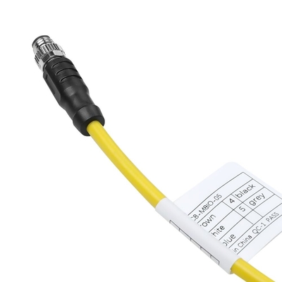 Alvin's Cables M8 5-Pin B-Code Male to Flying Lead I/O Cable for Cognex in-Sight Micro 2000, Trigger Strobe Cable for Vision System Industrial Automation, High Flex,3m/9.84ft