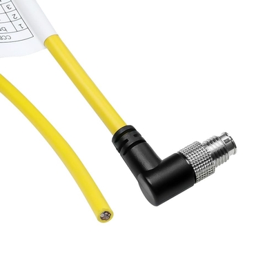 Alvin's Cables M8 5-Pin B-Code Male to Flying Lead I/O Cable for Cognex in-Sight Micro 2000, Trigger Strobe Cable for Vision System Industrial Automation, High Flex Right Angle,10m/32.8ft