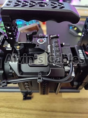 Alvin's Cables Z Cam E2 L Shape 4K 60P HDMI Cable Right Angle to Right Angle High Speed HDMI Cord for Atomos Shinobi Ninja V Monitor and Portkeys BM5 19.7in/50cm