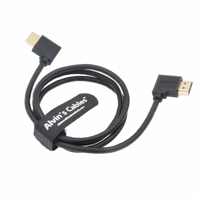 Alvin's Cables Z Cam E2 L Shape HDMI Cable High Speed Ethernet for Portkeys BM5 Monitor Right Angle to Right Angle 95CM