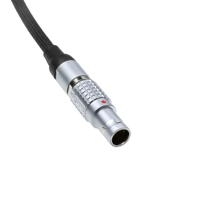 Alvin's Cables Smart D-tap to 2 Pin Male Braided Power Cable for Teradek|SmallHD|Z-CAM|Blackmagic Pyxis, 45cm|18inches, Flexible Braided