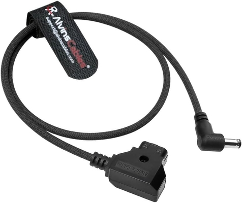Alvin's Cables Dtap to DC Ultra-Flexible Cable for Atomos Ninja V, 2ft D-tap to 2.1 DC Right Angle Power Cable for Blackmagic Design Video Assist,SmallHD 702,for Feelworld FW568 Monitor