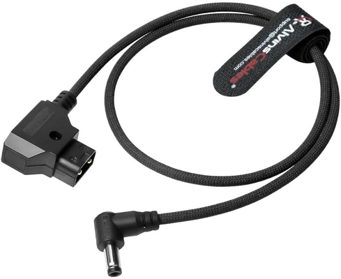 Alvin's Cables Dtap to DC Ultra-Flexible Cable for Atomos Ninja V, 2ft D-tap to 2.1 DC Right Angle Power Cable for Blackmagic Design Video Assist,SmallHD 702,for Feelworld FW568 Monitor