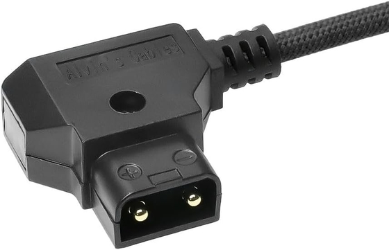 Alvin's Cables Dtap to DC Ultra-Flexible Cable for Atomos Ninja V, 2ft D-tap to 2.1 DC Right Angle Power Cable for Blackmagic Design Video Assist,SmallHD 702,for Feelworld FW568 Monitor