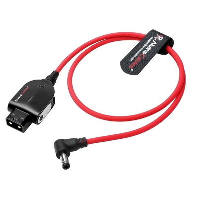 Alvin's Cables Smart Dtap to DC Cable for Atomos Ninja V, Ultra Soft D-tap to 2.1 DC Right Angle Power Cable for Blackmagic Design Video Assist, SmallHD 702, for Feelworld FW568 Monitor 60cm|23.6in