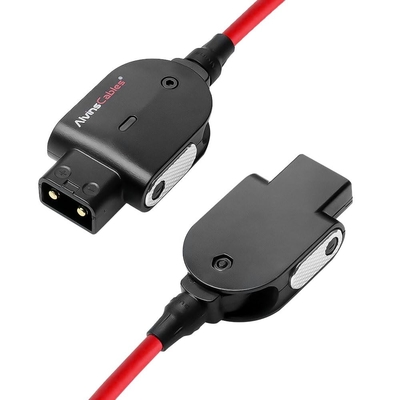 Alvin's Cables Smart Dtap to DC Cable for Atomos Ninja V, Ultra Soft D-tap to 2.1 DC Right Angle Power Cable for Blackmagic Design Video Assist, SmallHD 702, for Feelworld FW568 Monitor 60cm|23.6in