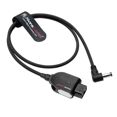 Alvin's Cables Smart Dtap to DC Cable for Atomos Ninja V, Ultra Flexible D-tap to 2.1 DC Right Angle Power Cable for Blackmagic Design Video Assist, SmallHD 702, for Feelworld FW568 Monitor 2ft