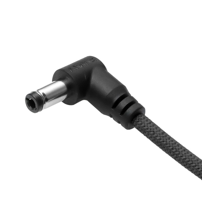 Alvin's Cables Smart Dtap to DC Cable for Atomos Ninja V, Ultra Flexible D-tap to 2.1 DC Right Angle Power Cable for Blackmagic Design Video Assist, SmallHD 702, for Feelworld FW568 Monitor 2ft