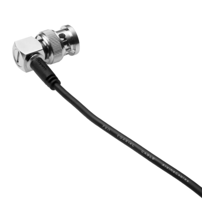 Alvin's Cables SDI Cable, 30CM|1ft Right Angle to Right Angle Ultra-Thin 75Ω Coaxial Cable for Sony Canon Panasonic HD|4K 6G-SDI Camera Camcorder Video Transmission,Black