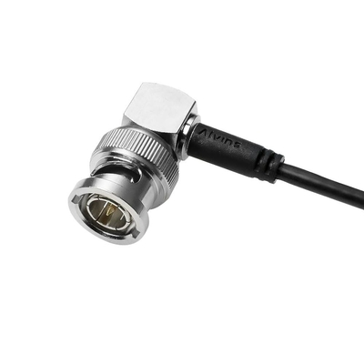 Alvin's Cables SDI Cable, 30CM|1ft Right Angle to Right Angle Ultra-Thin 75Ω Coaxial Cable for Sony Canon Panasonic HD|4K 6G-SDI Camera Camcorder Video Transmission,Black