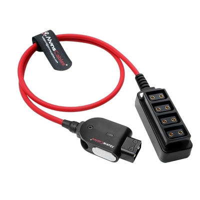 Alvin's Cables Smart D-tap Splitter Cable Ultra Soft Smart Dtap Male to 4 Port Dtap Female Power Supply for V-Mount Camera Battery P-tap Power Hub for ARRI RED Teradek SmallHD SmallRig 60cm|23.6inches