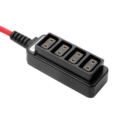 Alvin's Cables Smart D-tap Splitter Cable Ultra Soft Smart Dtap Male to 4 Port Dtap Female Power Supply for V-Mount Camera Battery P-tap Power Hub for ARRI RED Teradek SmallHD SmallRig 60cm|23.6inches