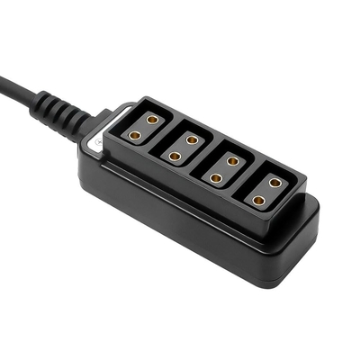 Alvin's Cables Smart D-tap Splitter Power Cable, Ultra Soft Dtap Male to 4 Port Dtap Female Power Supply for ARRI RED Teradek SmallHD SmallRig for V-Mount Camera Battery 60cm|23.6in
