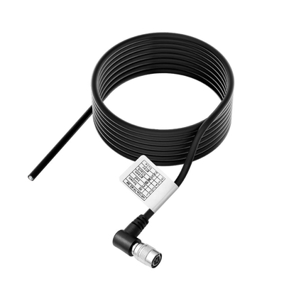 Alvin's Cables HR10A-7P-6S Hirose 6 Pin Female to Open End Power I/O Cable High Flex Shielded for Sony CCD XC-75, Basler Ace GigE, AVT GigE Industrial Camera 9.8ft/3m