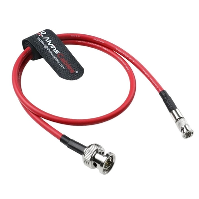 Alvin's Cables Micro BNC to BNC Cable 12G-SDI High Speed 4K UHD Video Coaxial Cable, 75 Ohm Ultra-Slim for Blackmagic Video Assist 5" Monitor, Red 50CM|19.7inches