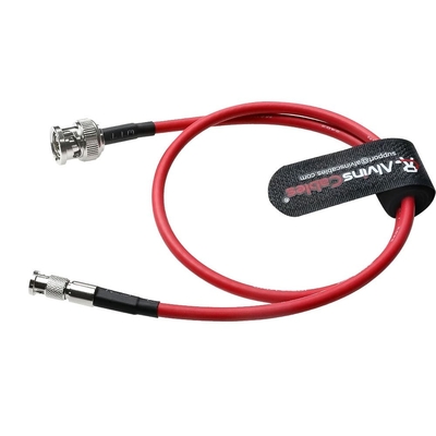 Alvin's Cables Micro BNC to BNC Cable 12G-SDI High Speed 4K UHD Video Coaxial Cable, 75 Ohm Ultra-Slim for Blackmagic Video Assist 5" Monitor, Red 50CM|19.7inches