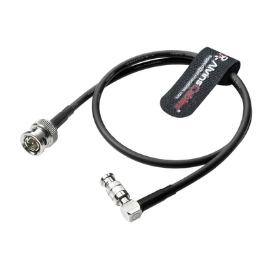 Alvin's Cables Micro BNC to BNC Cable 12G-SDI High Speed 4K UHD Video Coaxial Cable, Right Angle Micro BNC 75 Ohm Ultra-Slim for Blackmagic Video Assist 5" Monitor,50CM|19.7inches