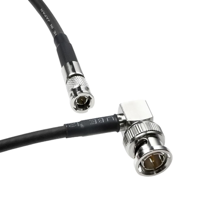 Alvin's Cables Micro BNC to BNC Cable 12G-SDI High Speed 4K UHD Video Coaxial Cable, Right Angle BNC 75 Ohm Ultra-Slim for Blackmagic Video Assist 5" Monitor,50CM|19.7inches