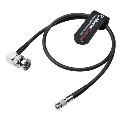 Alvin's Cables Micro BNC to BNC Cable 12G-SDI High Speed 4K UHD Video Coaxial Cable, Right Angle BNC 75 Ohm Ultra-Slim for Blackmagic Video Assist 5" Monitor,50CM|19.7inches