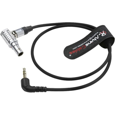 Alvin's Cables Timecode Cable for Tentacle Sync Timecode Generator to ARRI Alexa Sound Devices 3.5mm TRS to 5 Pin Cable 50cm| 19.7inches