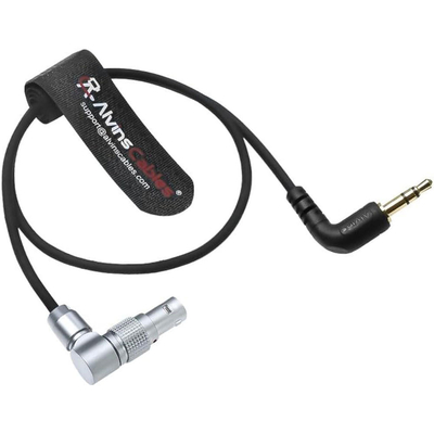 Alvin's Cables Tentacle Sync Adapter Cable Tentacle Timecode Generator 3.5mm to ARRI Alexa Sound Devices 5 Pin Connector 12 o'clock Up Direction