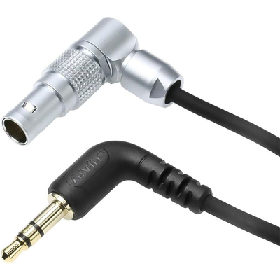 Alvin's Cables Tentacle Sync Adapter Cable Tentacle Timecode Generator 3.5mm to ARRI Alexa Sound Devices 5 Pin Connector 12 o'clock Up Direction