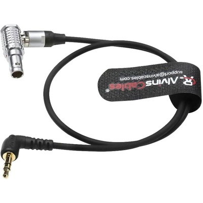 Alvin's Cables RED Komodo Timecode Cable Tentacle Sync 3.5mm TRS to EXT 9 Pin Male Time Code Cable 45CM| 18inches