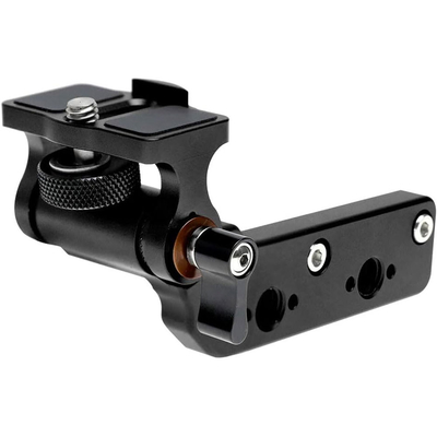 Alvin's Cables Monitor Mount Bracket for Tilta Nucleus-M Focus Motor, FIZ Hand Unit, with 1/4"-20 Screw 3/8 M4 Screw Thread, Black