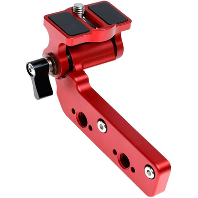 Alvin's Cables Monitor Mount Bracket for Tilta Nucleus-M Focus Motor, FIZ Hand Unit, with 1/4"-20 Screw 3/8 M4 Screw Thread, Red