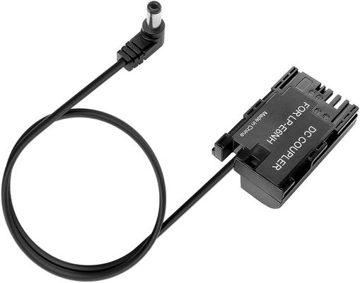 Alvin's Cables LP-E6NH Dummy Battery to DC Power Cable for Canon-R5C Camera, EOS R7 R6 R 90D 80D 7D Mark II 7D 70D6D 60D 5D Mark IV 5DS Camera, 50cm/19.7inches