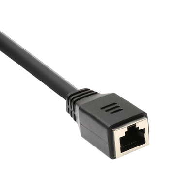 Alvin's Cables M12 X-Code 8 Pin Male to RJ45 Female Ethernet Cable for Cognex Keyence Camera, RJ45 Female Socket High-Flex Cat6a Cable for Industrial Automation, Fieldbus Module, Robotics 3.3ft/1m