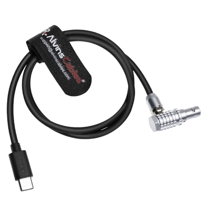 Alvin's Cables Record Control Cable for DJI Focus Pro, RED Komodo Camera, Right Angle EXT 9 Pin to Type-C USB-C Control Cable 60cm|23.6in
