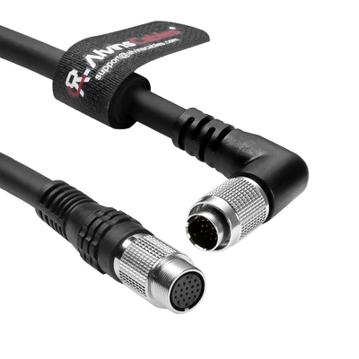 Alvin's Cables Keyence CB-B05LU Extension Cable with L-Shaped Connector 0.5m| 1.6ft, Right Angle 20 Pin Male to Female Sensor Head to Controller Cable for Keyence LJ-X8000 LJ-V7000 XG-X Series