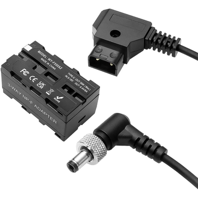 Alvin's D Tap to NP F Dummy Battery Cable for Atomos Ninja Monitors  Coiled Type C 58 chars
