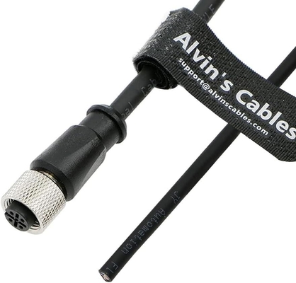 Alvin's Cables M12 A Code 5 Pin Female to Open End Cable 26.2ft 8m
