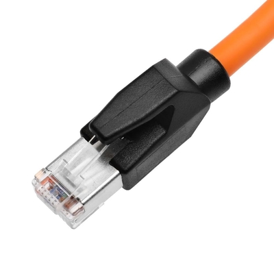Alvin's Cable Cat6 Shielded Profinet Cable 1ft High Flex for PLC Robotics