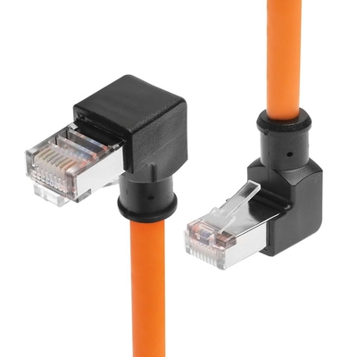 Alvin's Cables Cat6 Shielded RJ45 Cable  9.8ft Up Angle for PLC Robotics