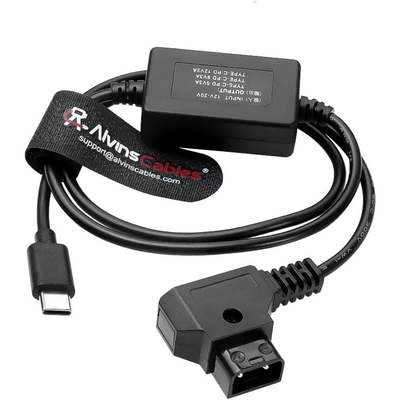 Alvin's Cables D Tap to USB C PD Cable for Mirrorless Cameras Phones 60cm