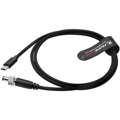 Alvin's Cables USB C PD to Locking DC Fast Charging Cable for Video Monitors 1M
