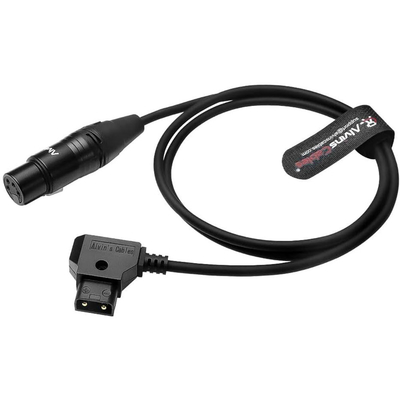 Alvin's Cables XLR 4 Pin Female to D Tap Cable for Cinema Cameras