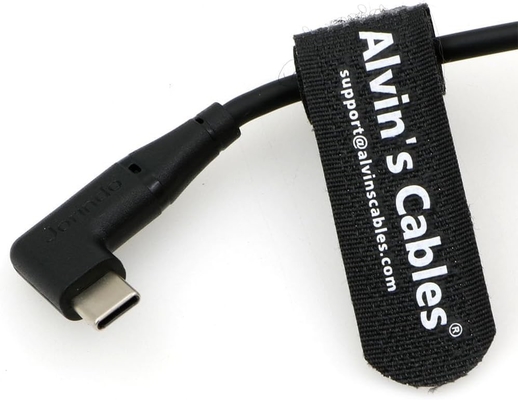 Alvin's Cables Right Angle USB C to 2-Pin PD Cable for Cinema Gear