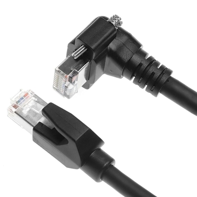 Alvin's Vertical Screw Lock CAT6a GigE Cable for Industrial Cameras