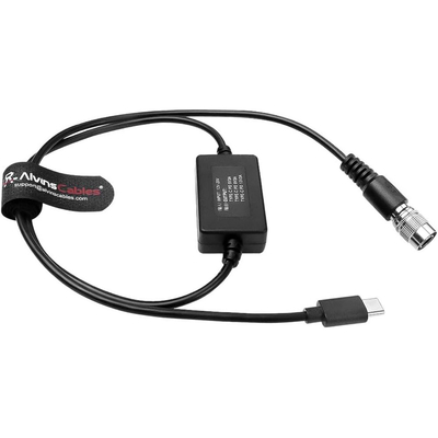 Alvin's Hirose 4 Pin to USB C PD Cable for Canon Sony Nikon Cameras 24in