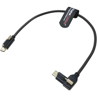 Alvin's Red Locking USB C Cable for Blackmagic 6K 12K 3.3ft 10Gbps