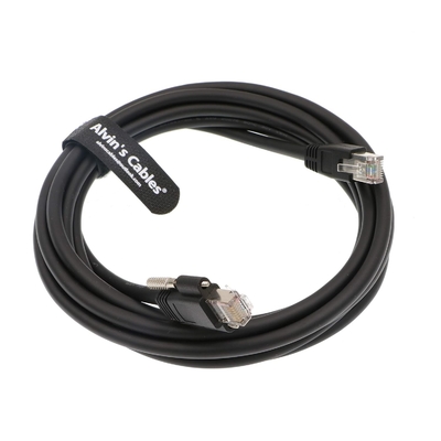 Alvin's GigE Vision CAT6a Cable, 9.84ft, Shielded, High-Flex, RJ45 Lock