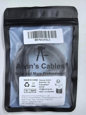 Alvin's CAT6a GigE Vision Cable 16.4ft Shielded Screw Lock RJ45