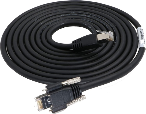 Alvin's 32.8ft CAT6a GigE Vision Cable Shielded Screw Lock RJ45