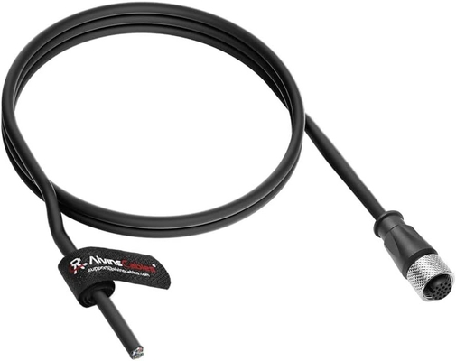 Alvin's M12 A Code 17 Pin Female to Open Cable 8m Shielded for HikRobot Cognex