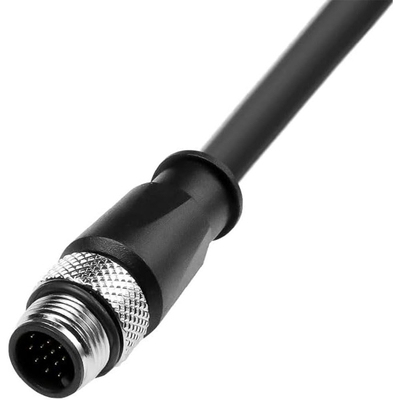 Alvin's M12 A Code 17 Pin Male to Open Cable 1m CAN PROFINET for Applied Motion Servo