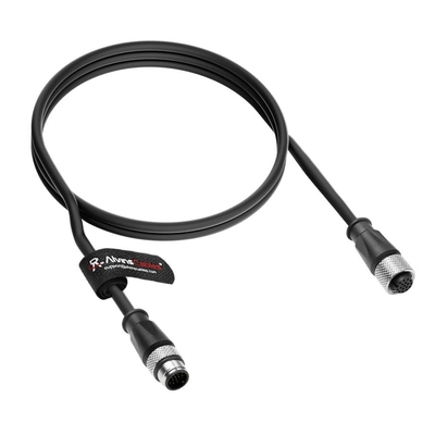 Alvin's M12 A Code 17 Pin M F Cable 15m for Cognex HikRobot PROFINET